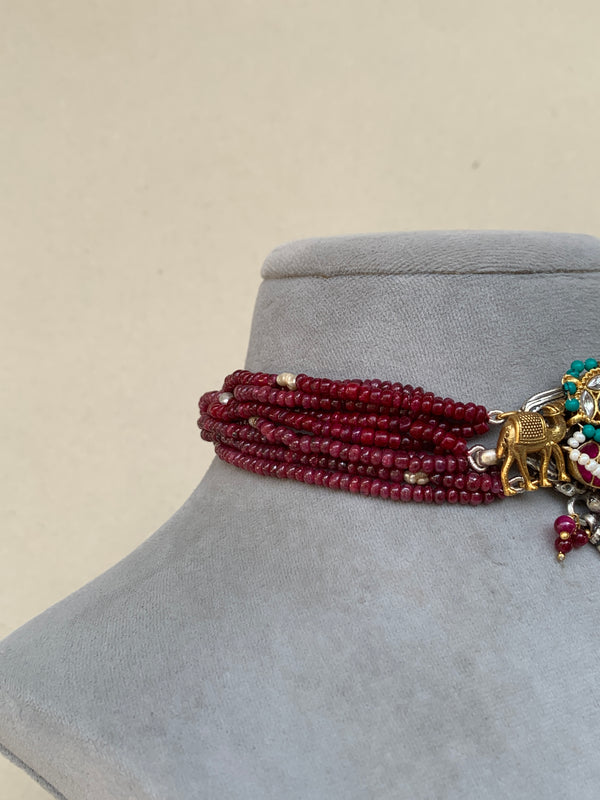 FS216  Maahru Silver Necklace