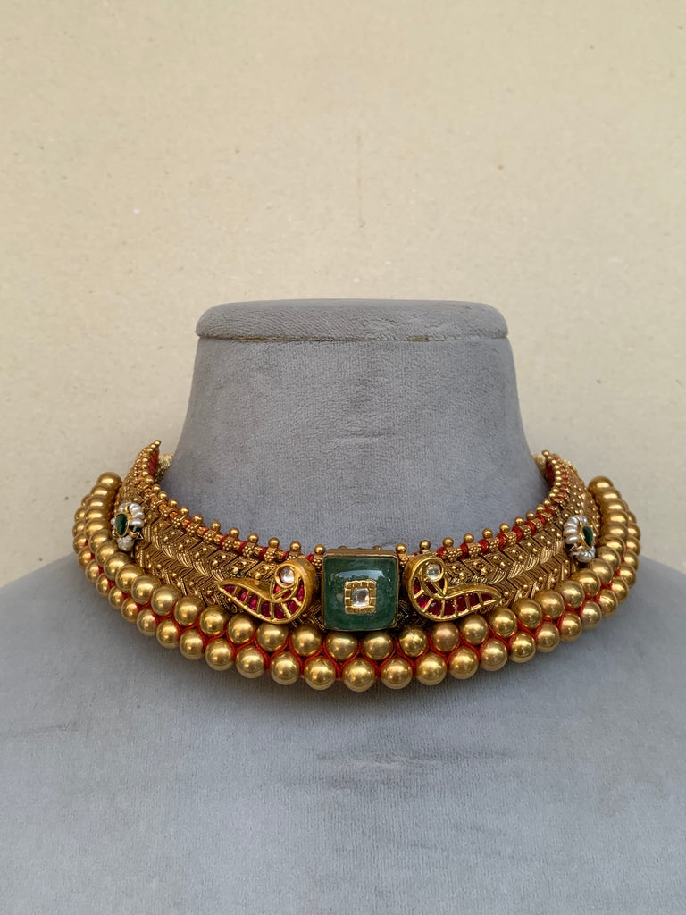 AJ1237  Rambaugh Antique Necklace