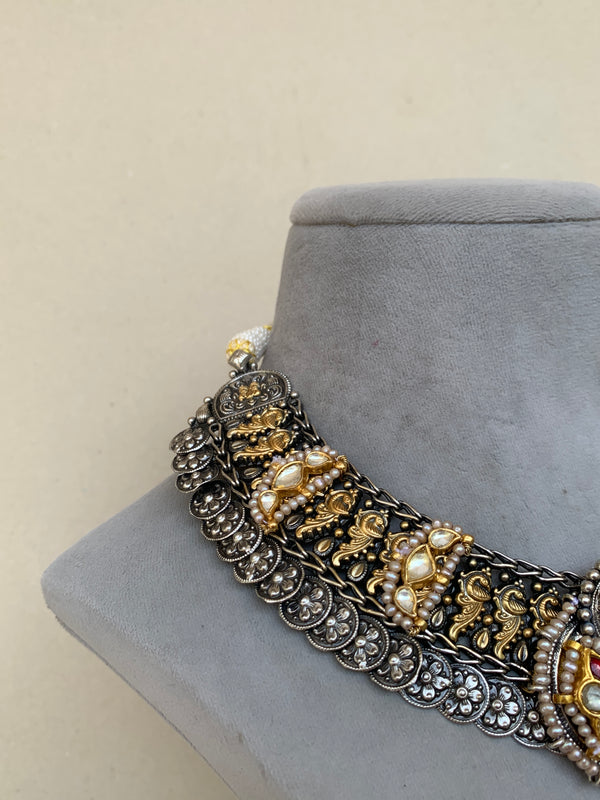 FS223  Maahru Silver Necklace