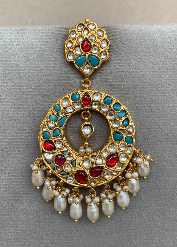 AA553  Rambagh Antique Earrings