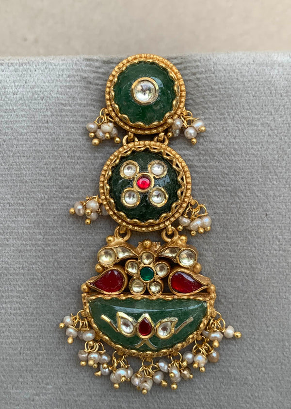 AA567  Rambagh Antique Earrings