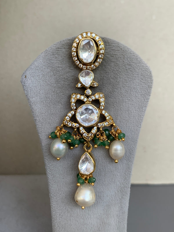 US546  Moissanite Set With Earrings