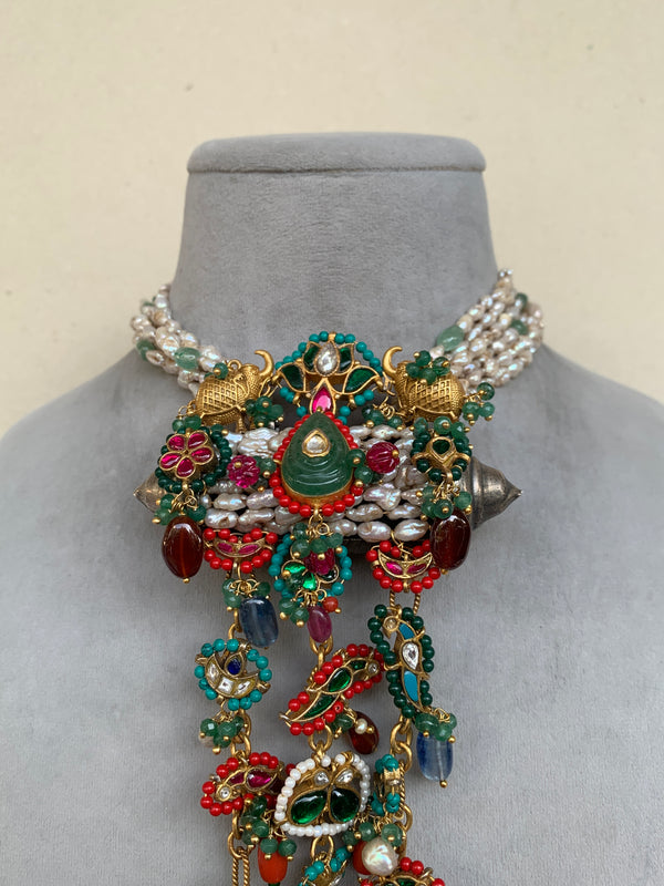 FS156  Maahru Silver Necklace