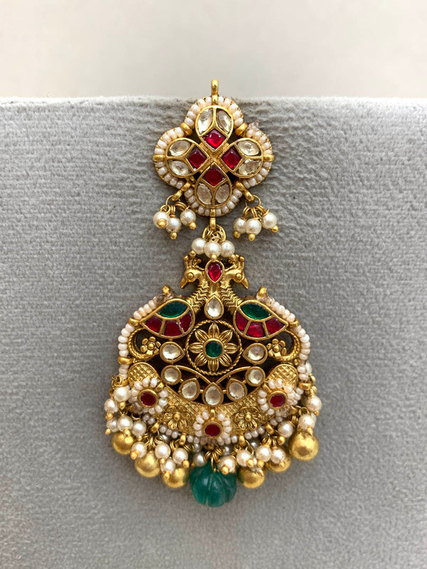 TN958M  Jadau Earrings