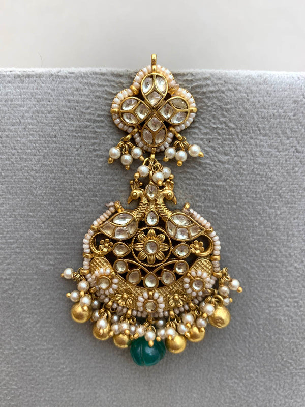 TN958W   Jadau Earrings