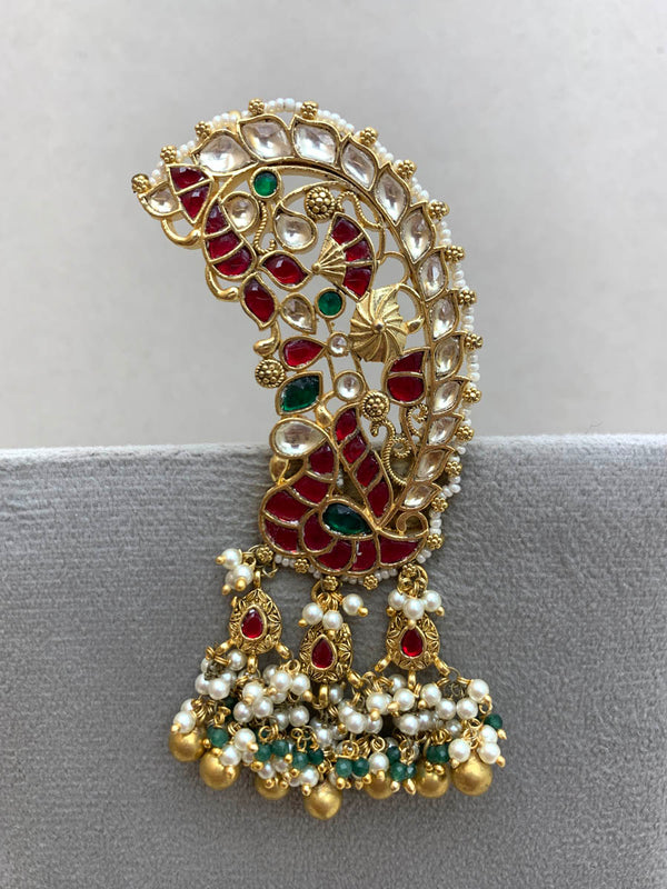 TN878M  Jadau Earrings