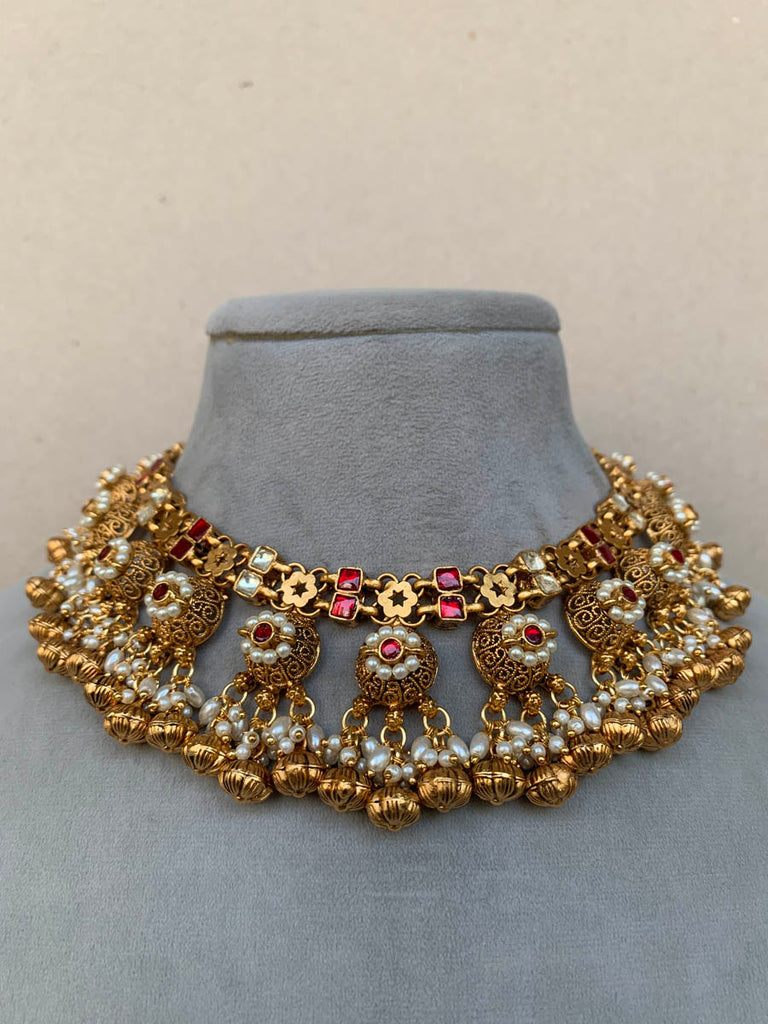 MM1096 Antique Jadau Set
