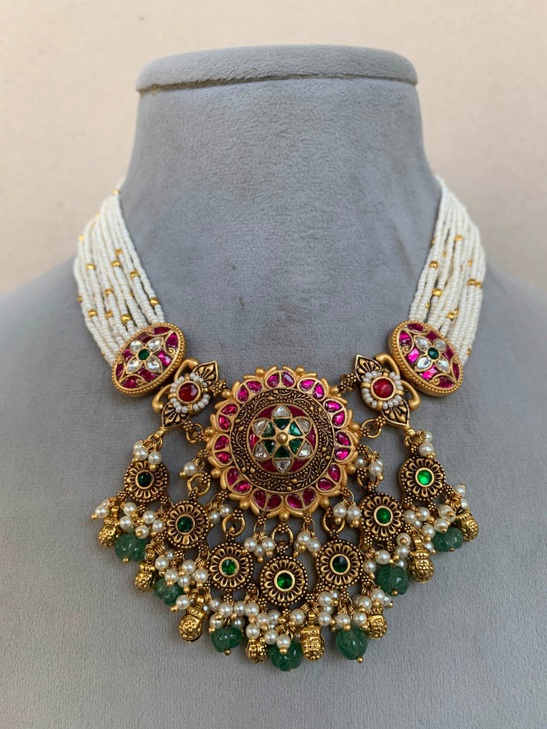 MM1071 Multi Antique Jadau Set No