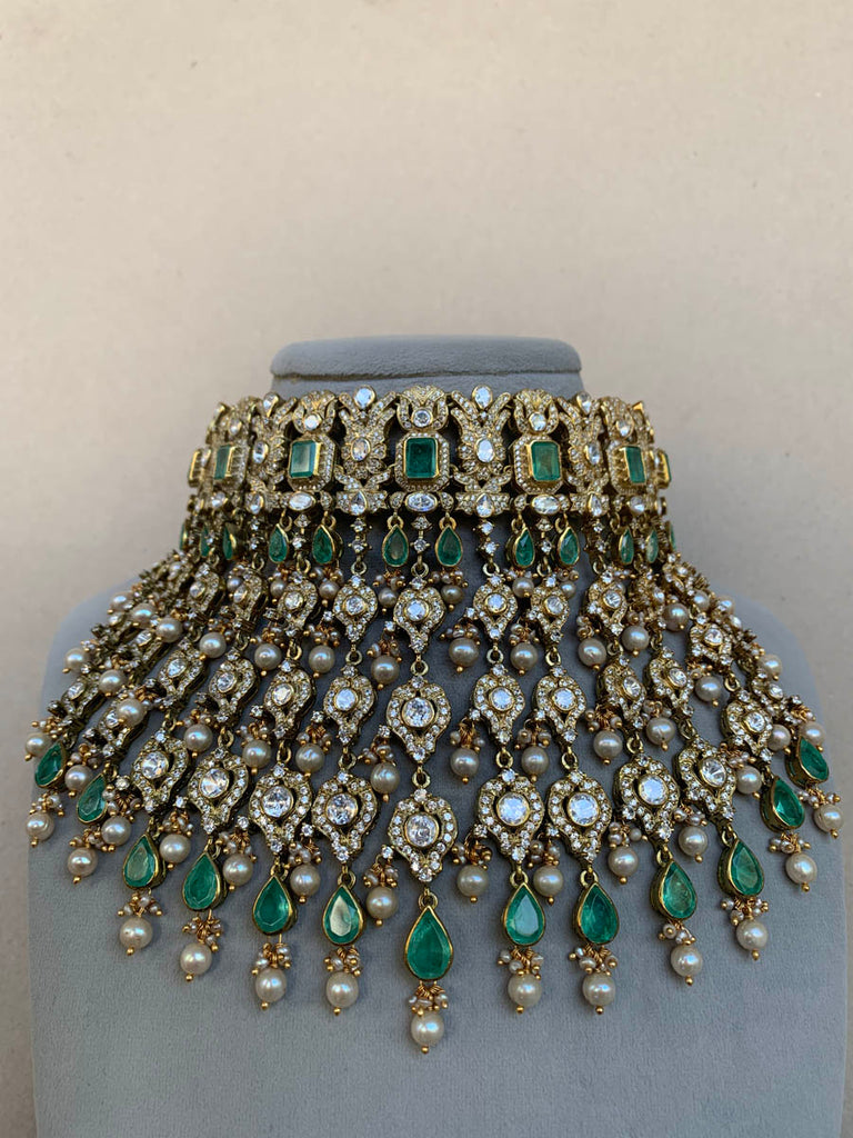 Z1934 Moissanite Set with Earrings