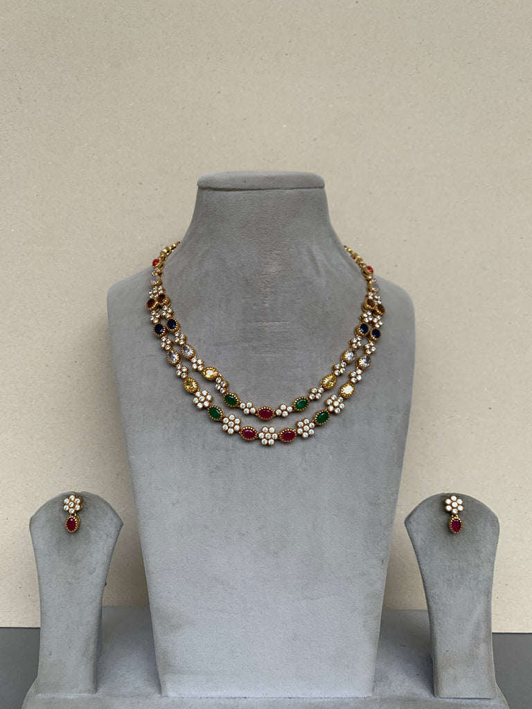 AJ910 Moissanite Set With Earrings