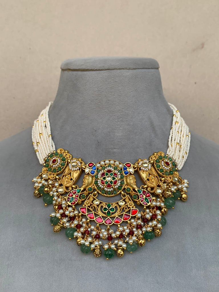 MM1118 Multi Antique Jadau Set
