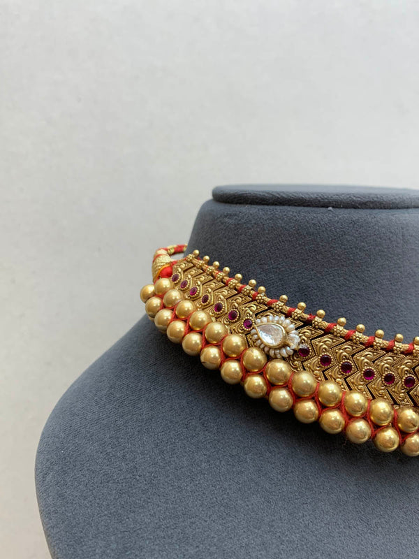 AJ1332  Heritage Antique Necklace