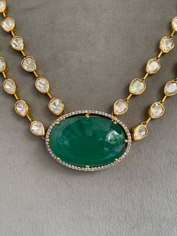 US435  Moissanite Necklace