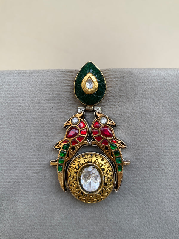 E1949  Maahru Silver Earrings