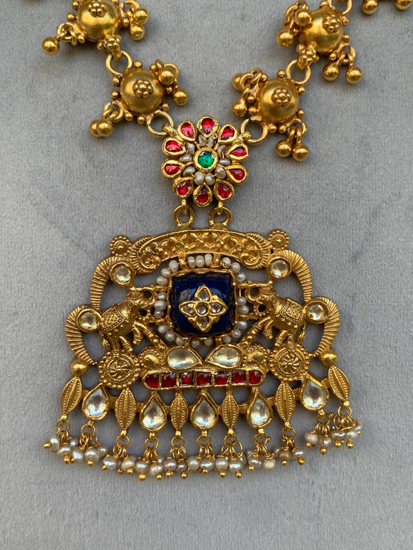 AJ759 Rambaugh Antique  Necklace