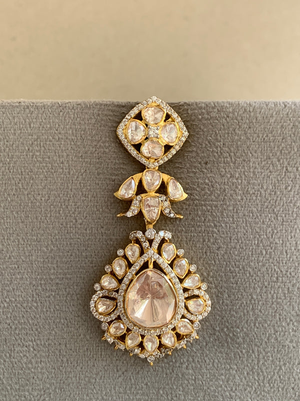 UE286  Moissanite Earrings