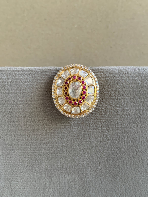 UE306  Moissanite Earrings