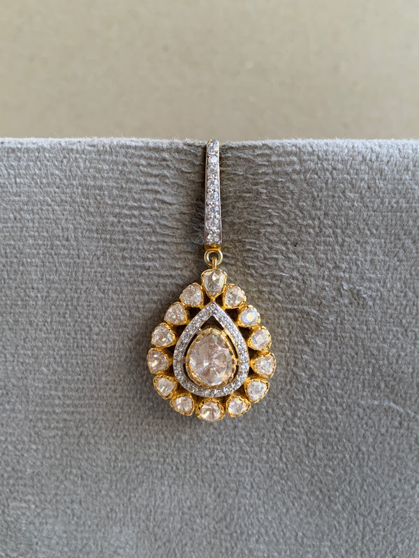 UE281  Moissanite Earrings