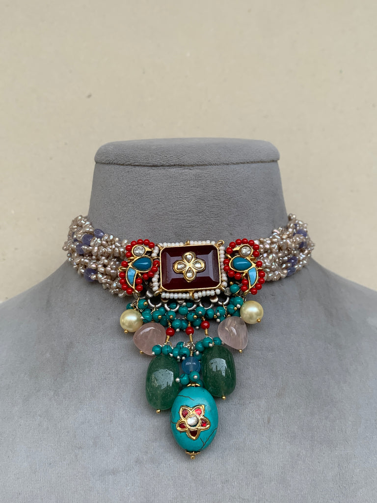 FS226  Maahru Silver Necklace