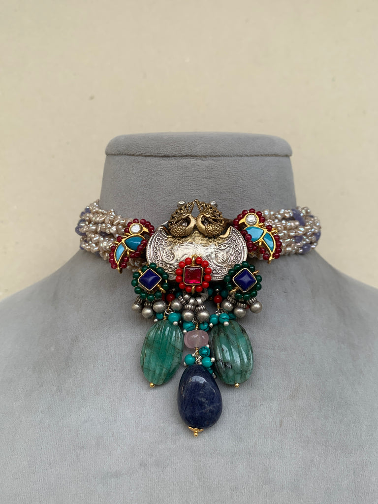 FS225  Maahru Silver Necklace