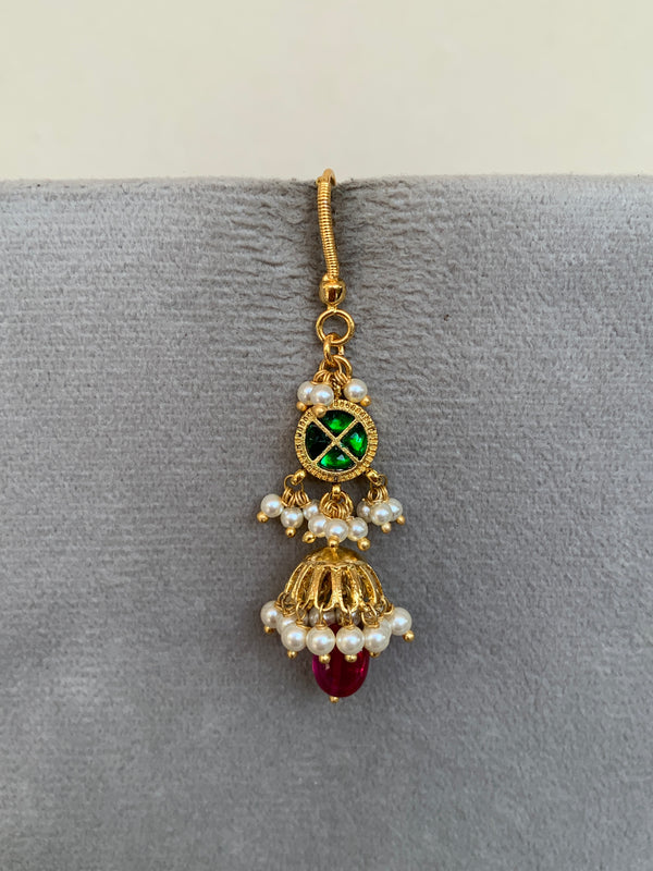 TN753G Jadau Earrings