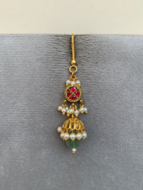 TN753R Jadau Earrings