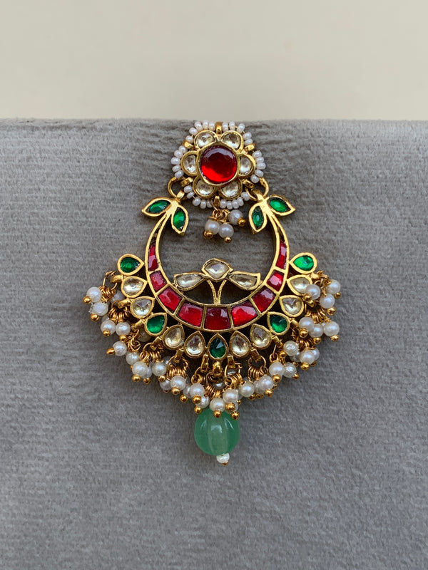 TN346 Multi Jadau Earrings