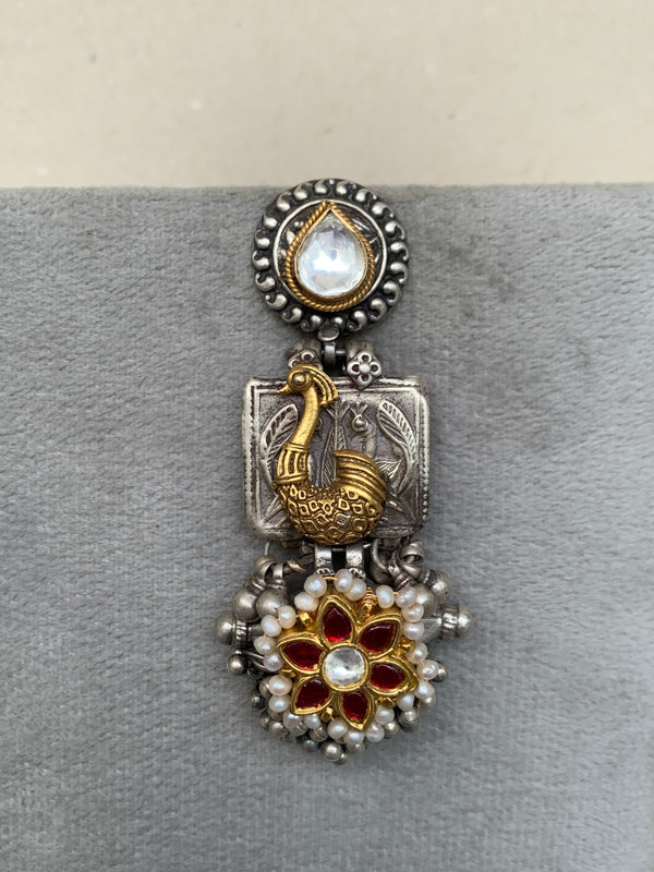 E1759 Maahru Silver Earrings
