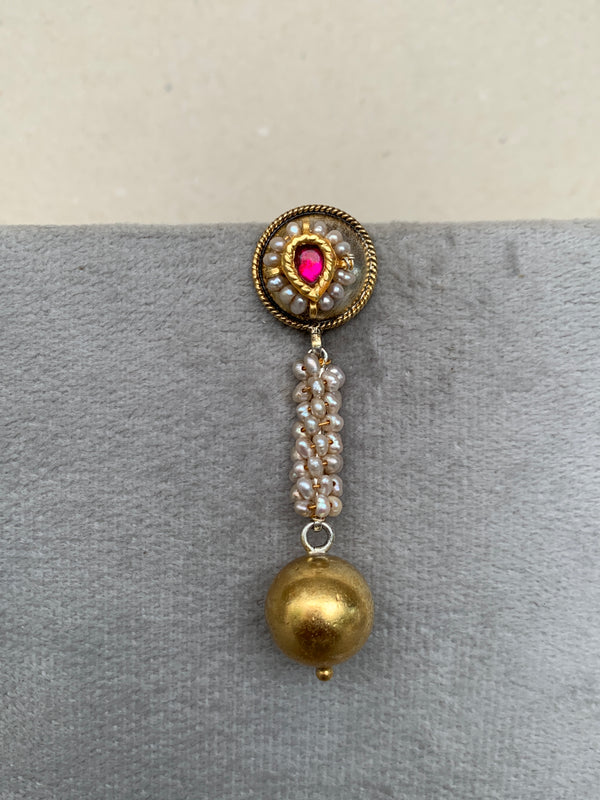 E1774 Maahru Silver Earrings