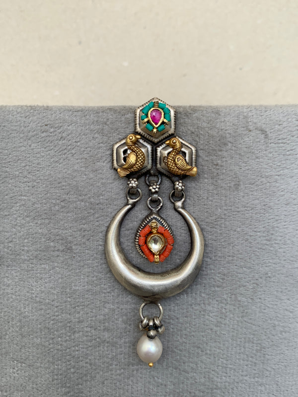 E1781 Maahru Silver Earrings