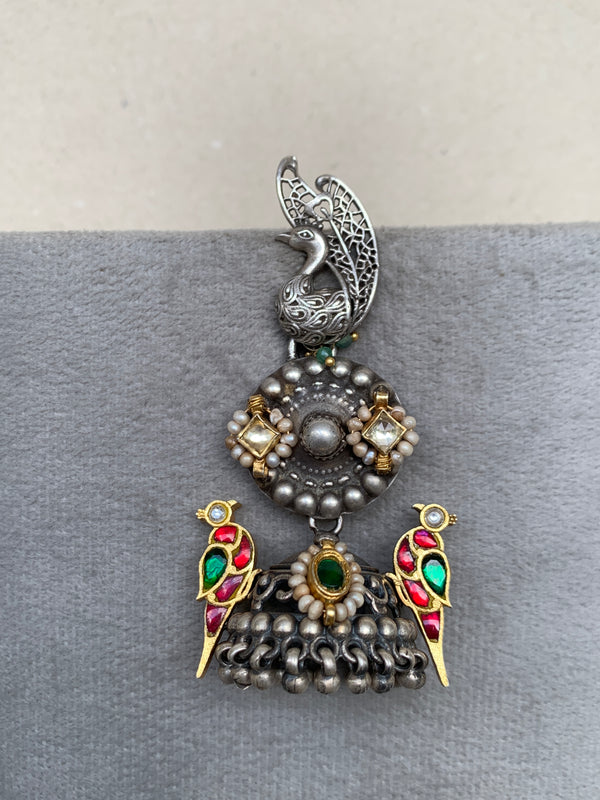 E1756 Maahru Silver Earrings