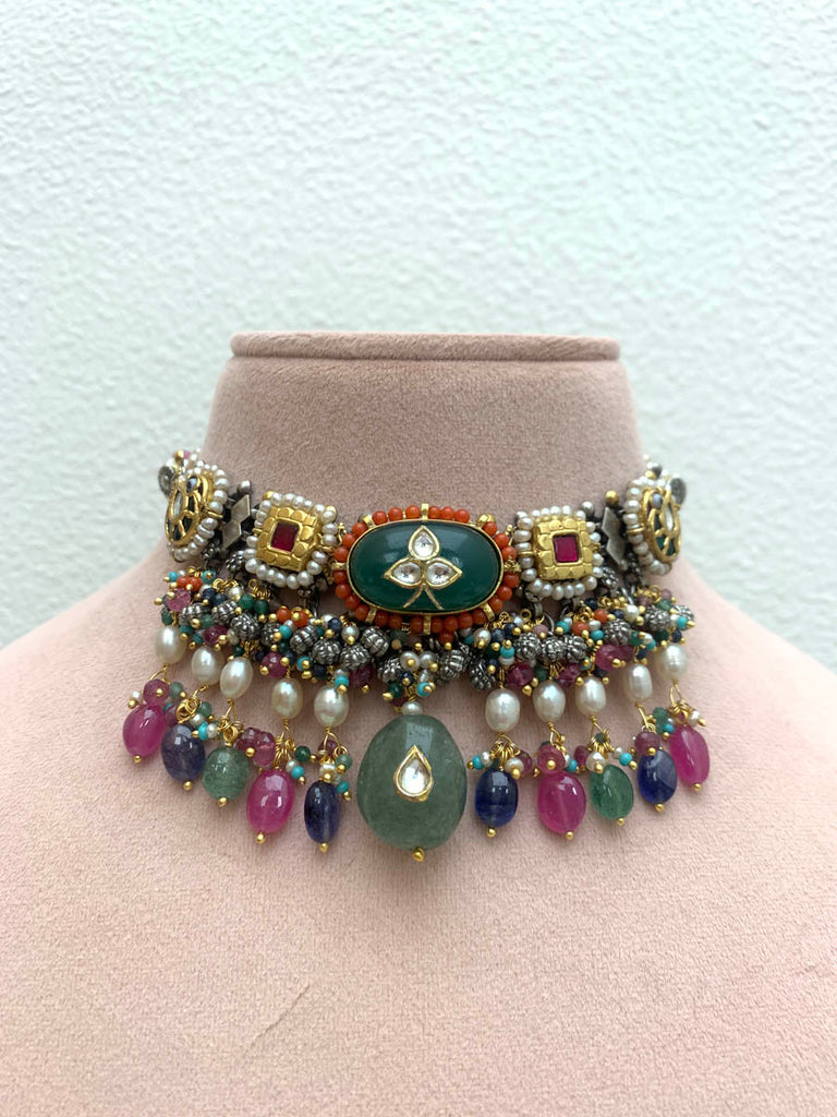 FS302  Maahru Silver Necklace