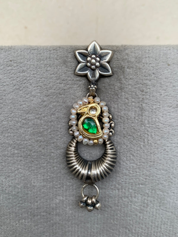 E1777 Maahru Silver Earrings