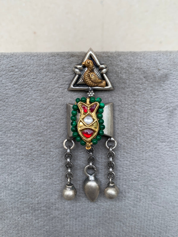 E1766 Maahru Silver Earrings