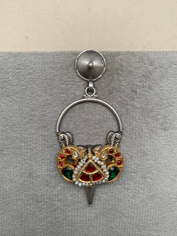 E1803 Maahru Silver Earrings