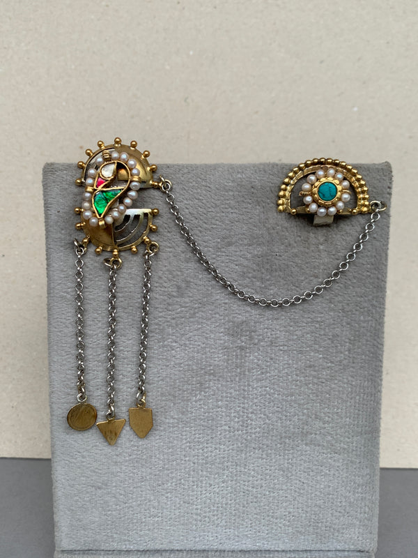 E1828 Maahru Silver Earrings