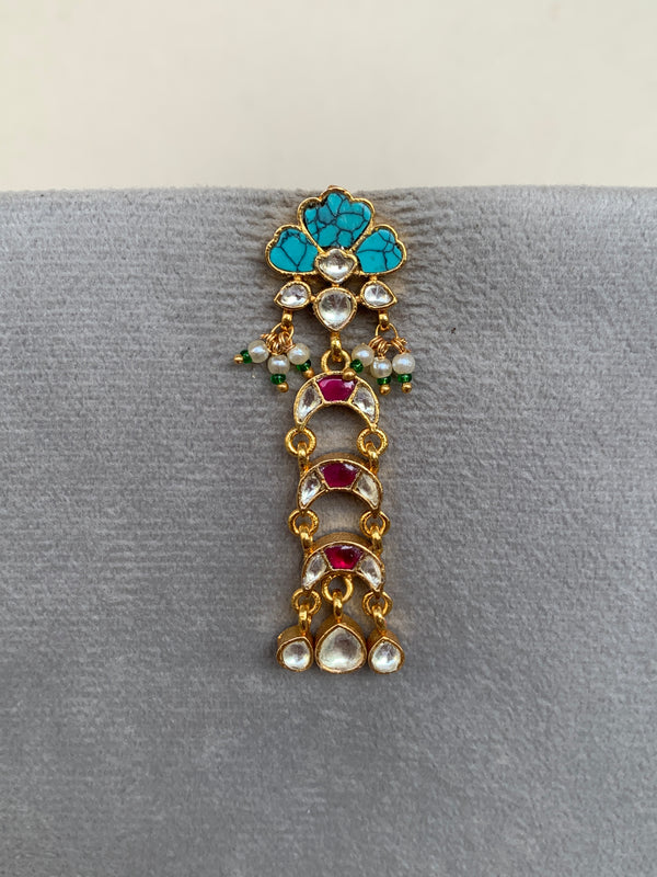 TN868  Jadau Earrings