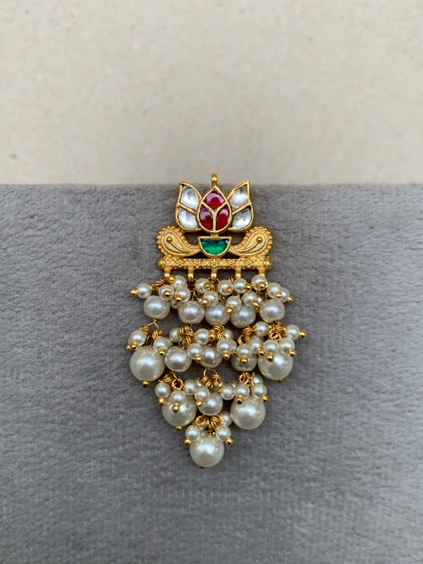 TN575 Jadau Earrings
