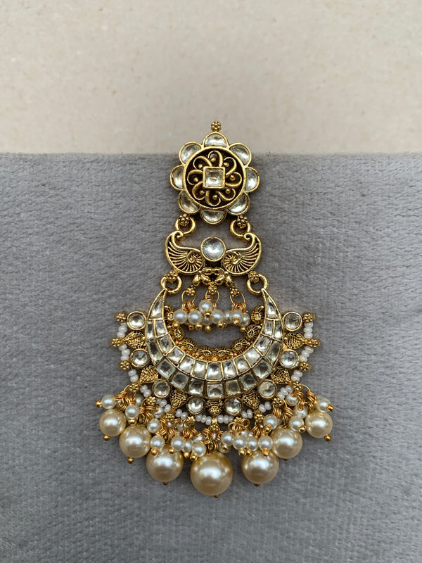 TN606W Jadau Earrings