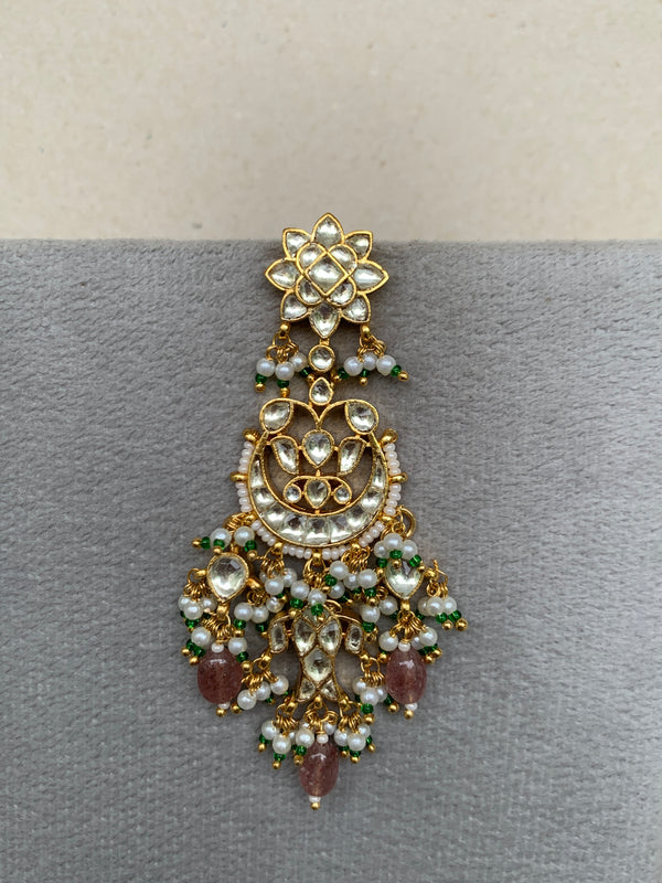 TN604W Jadau Earrings
