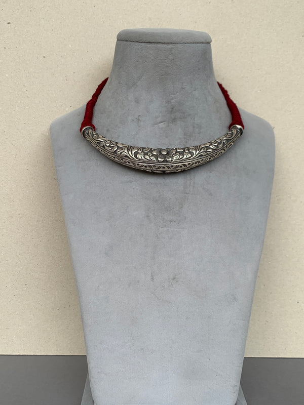 FS81 Maahru Silver Necklace