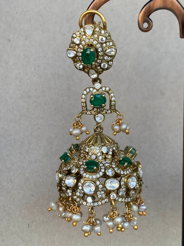Z1941 Moissanite Jhumka Earrings