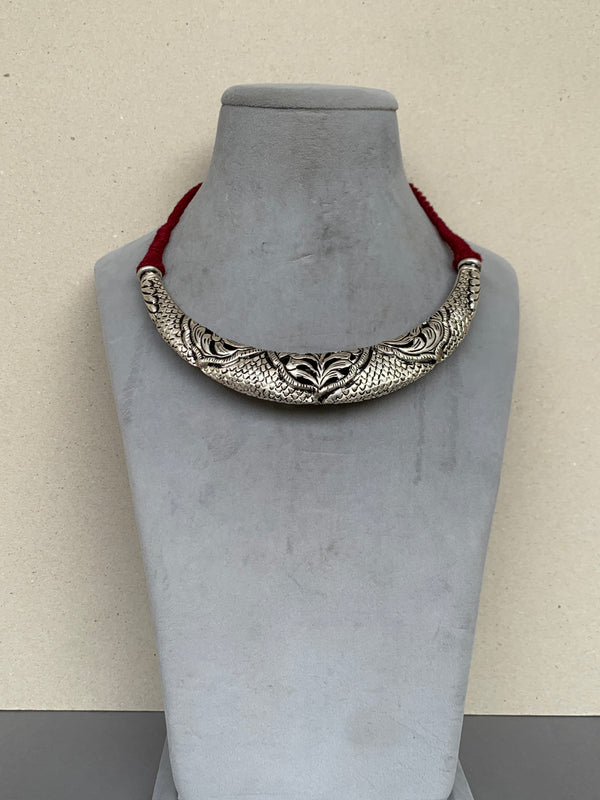FS85 Maahru Silver Necklace