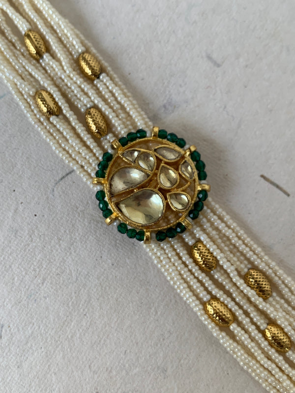 MB683 White Jadau Bracelet