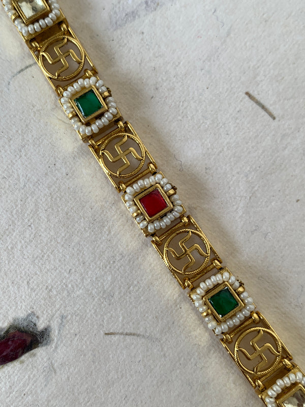 MB882 Antique Jadau Bracelet