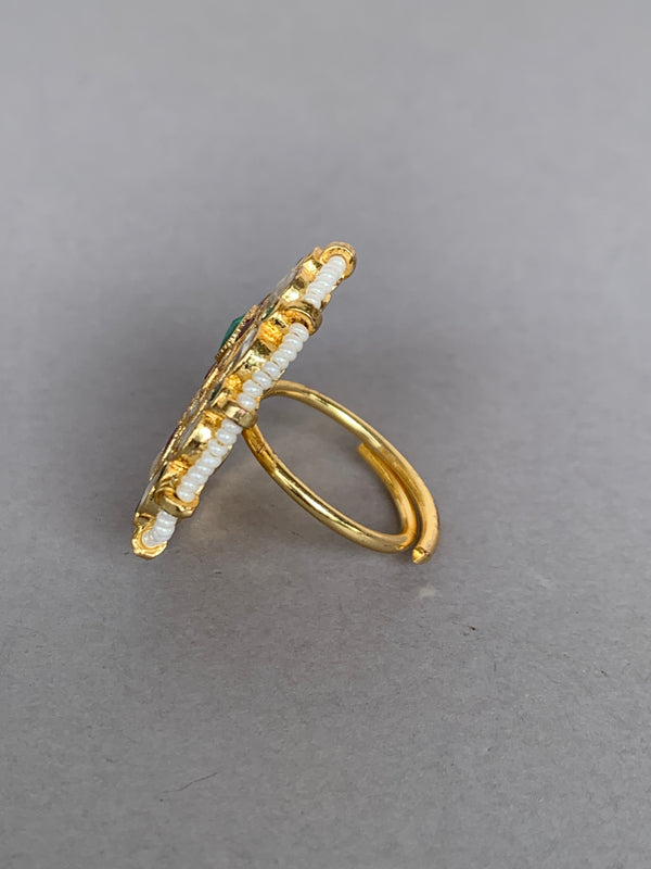 JR404M  Multi Jadau Ring
