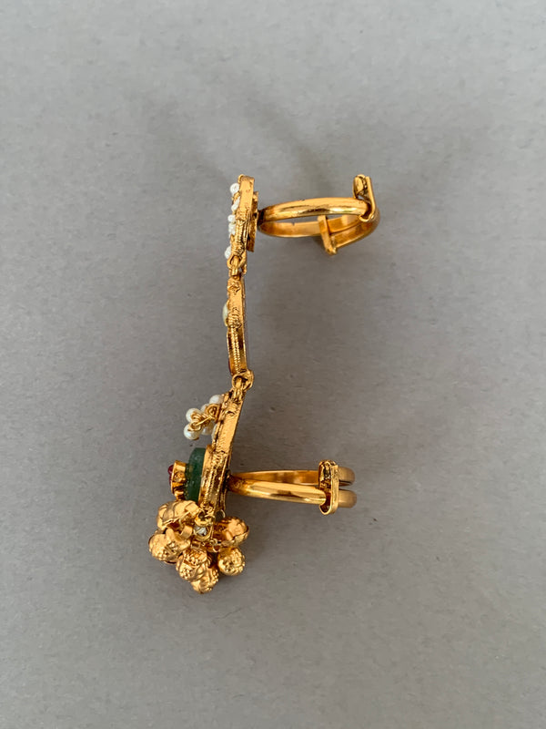 JV527 Antique Jadau Ring