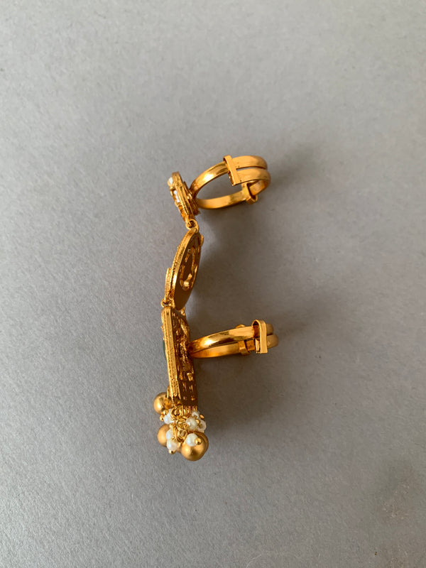 JV514  Antique Jadau Ring