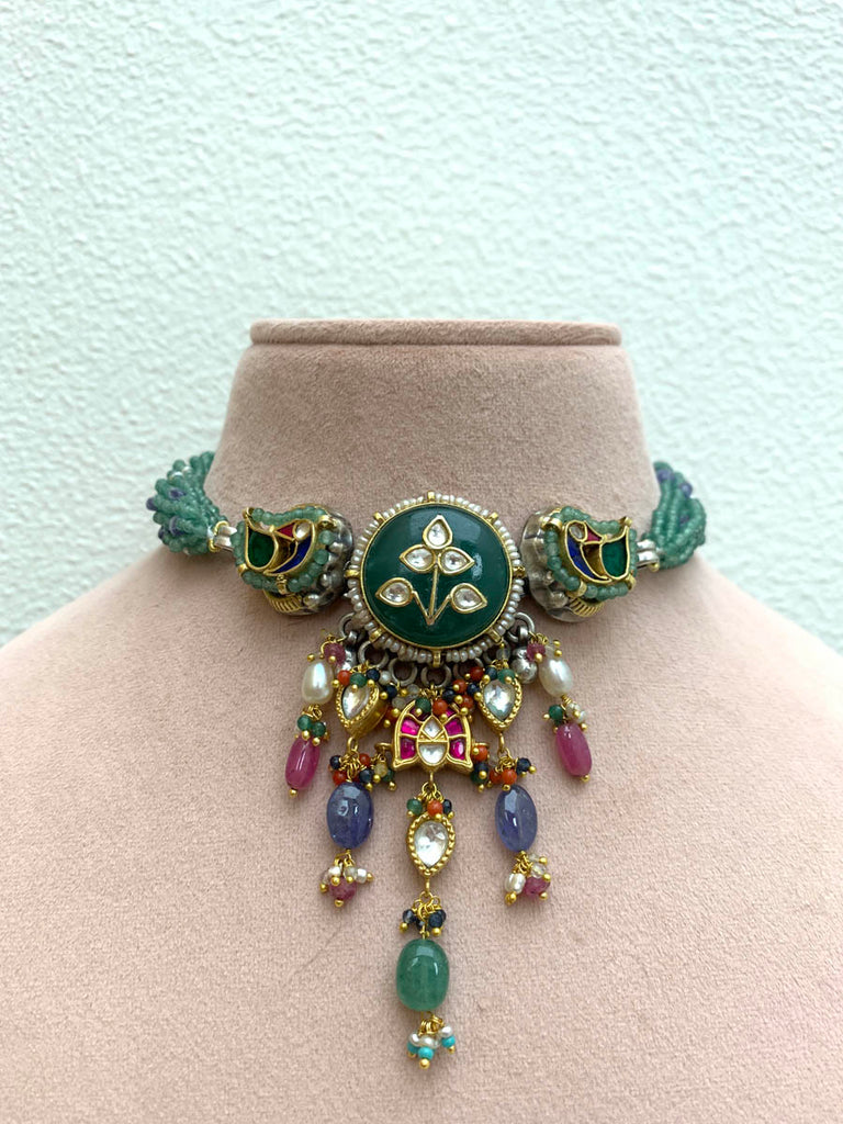 FS322  Maahru Silver Necklace