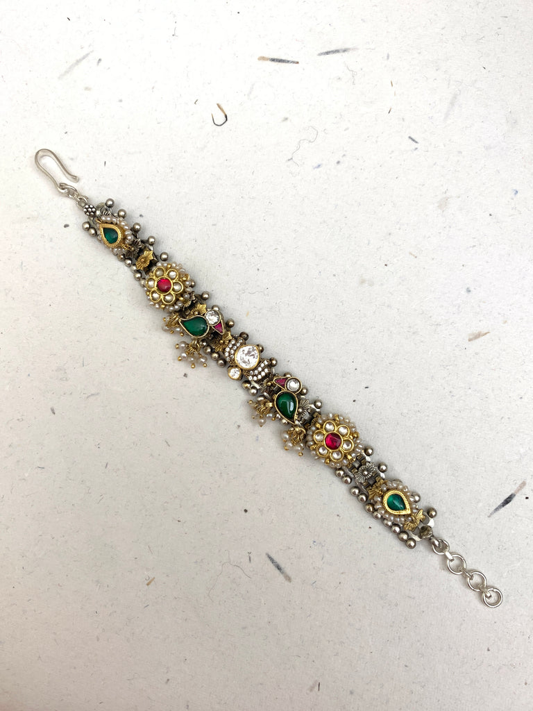 JB967  Maahru Silver Bracelets